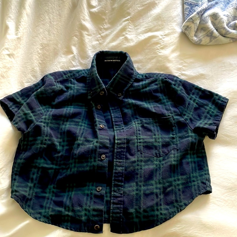 Soft flannel, -#Brandy button down, short shirt